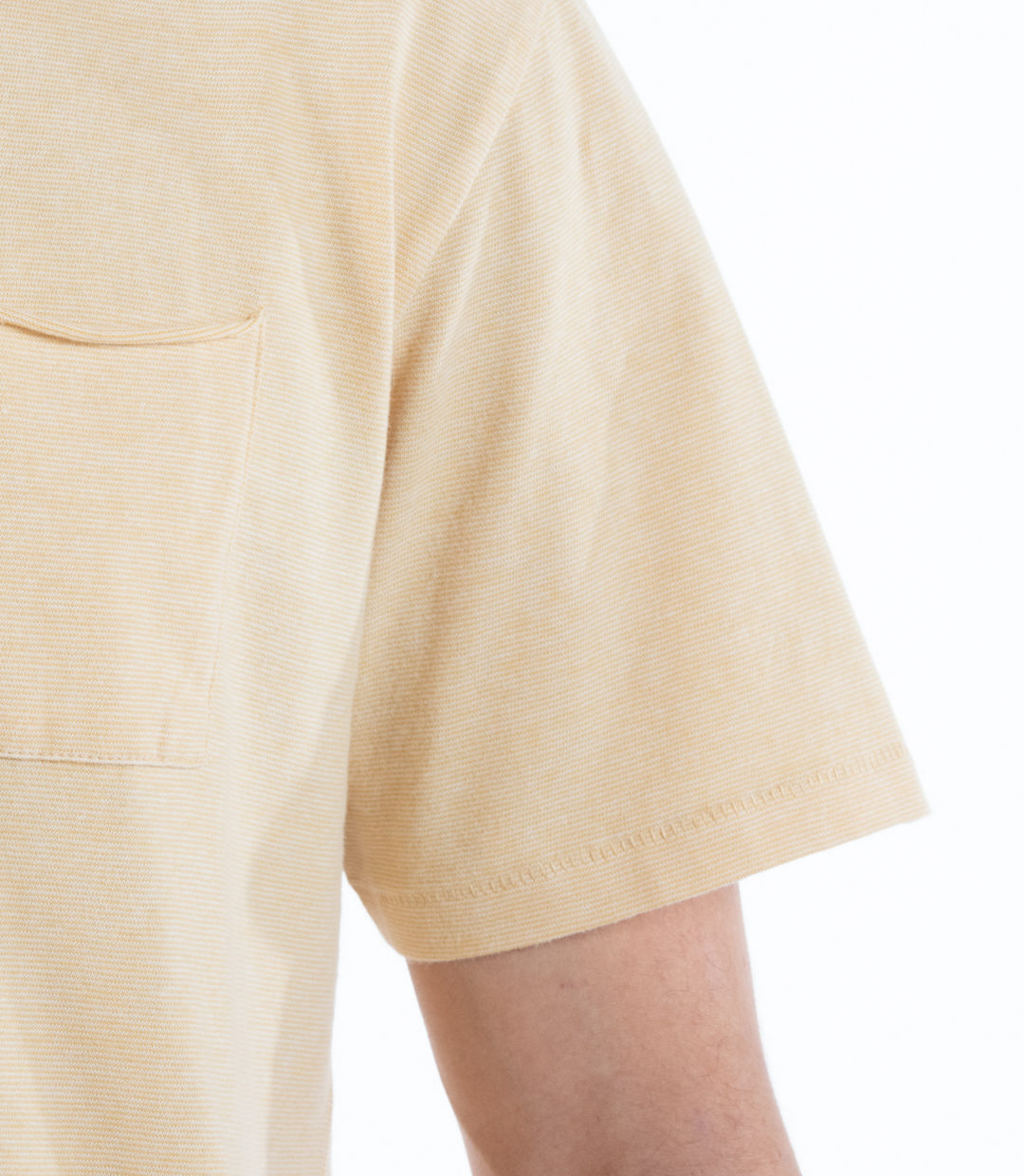 Whateverman Men Logo Stripe Yellow Detail 1