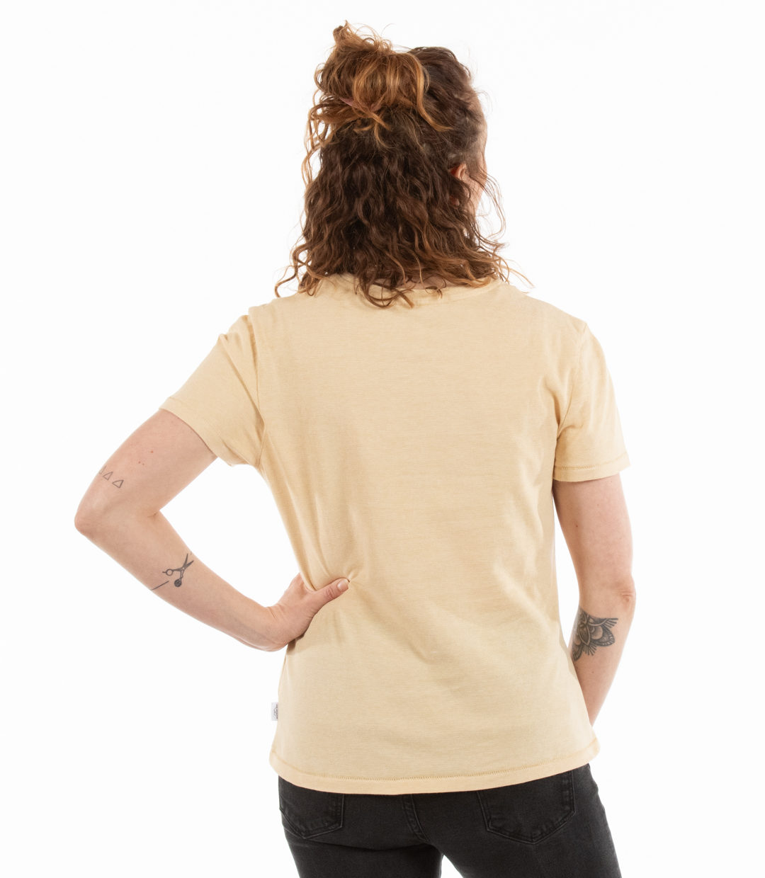 Whateverman Woman Logo Stripe Yellow 2