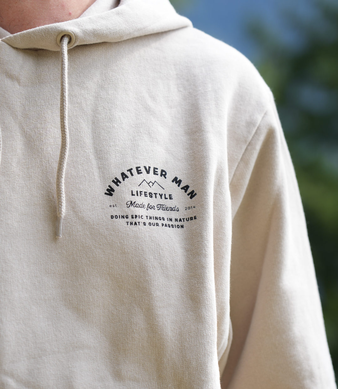 Whateverman Men Epic Hoodie Detail 2