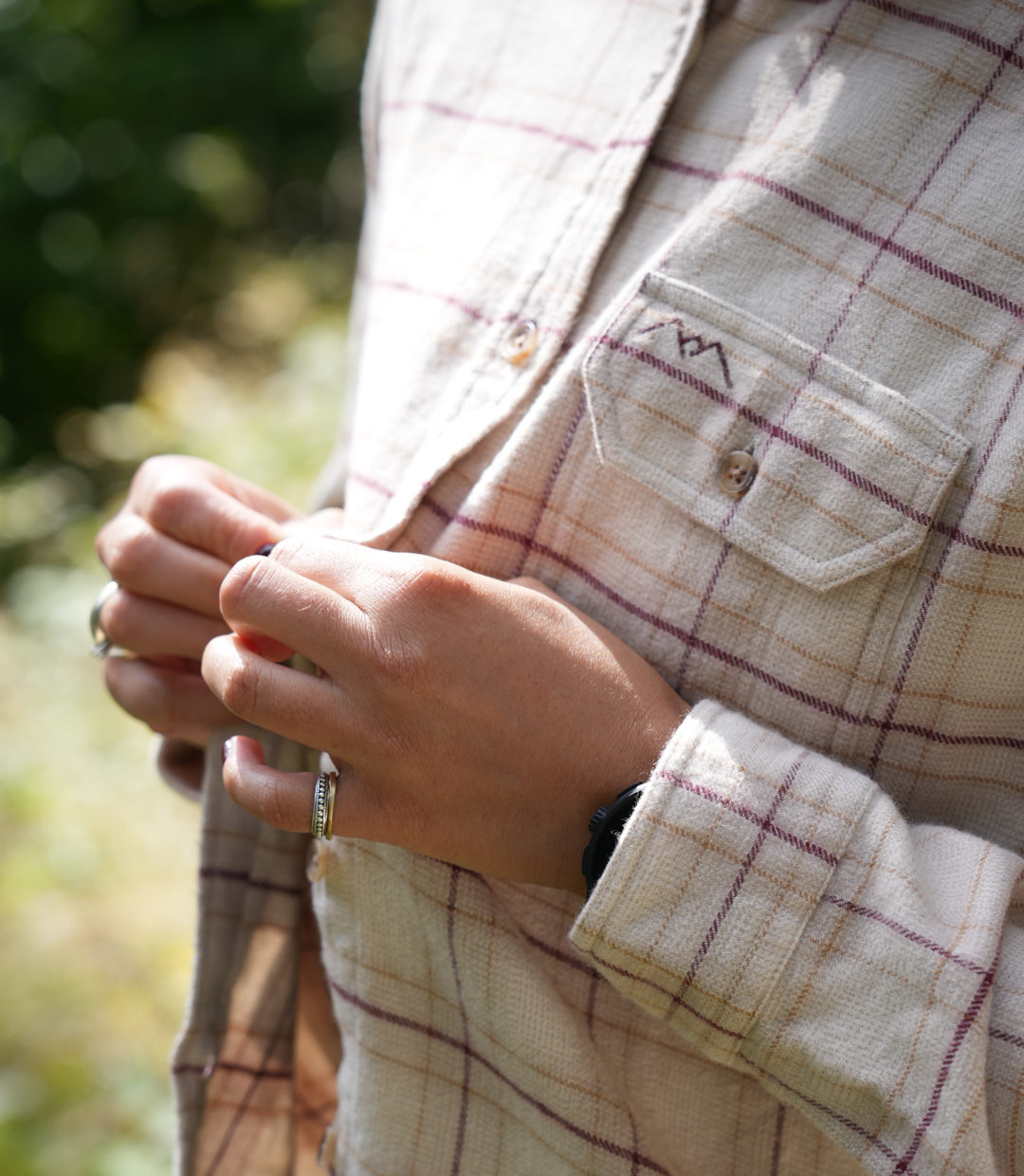 Whateverman Woman Creek Flannel Shirt Detail 4