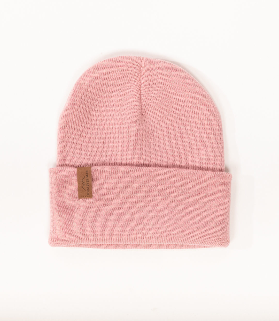 Whatever Man Basic Beanie Logo Leather 1