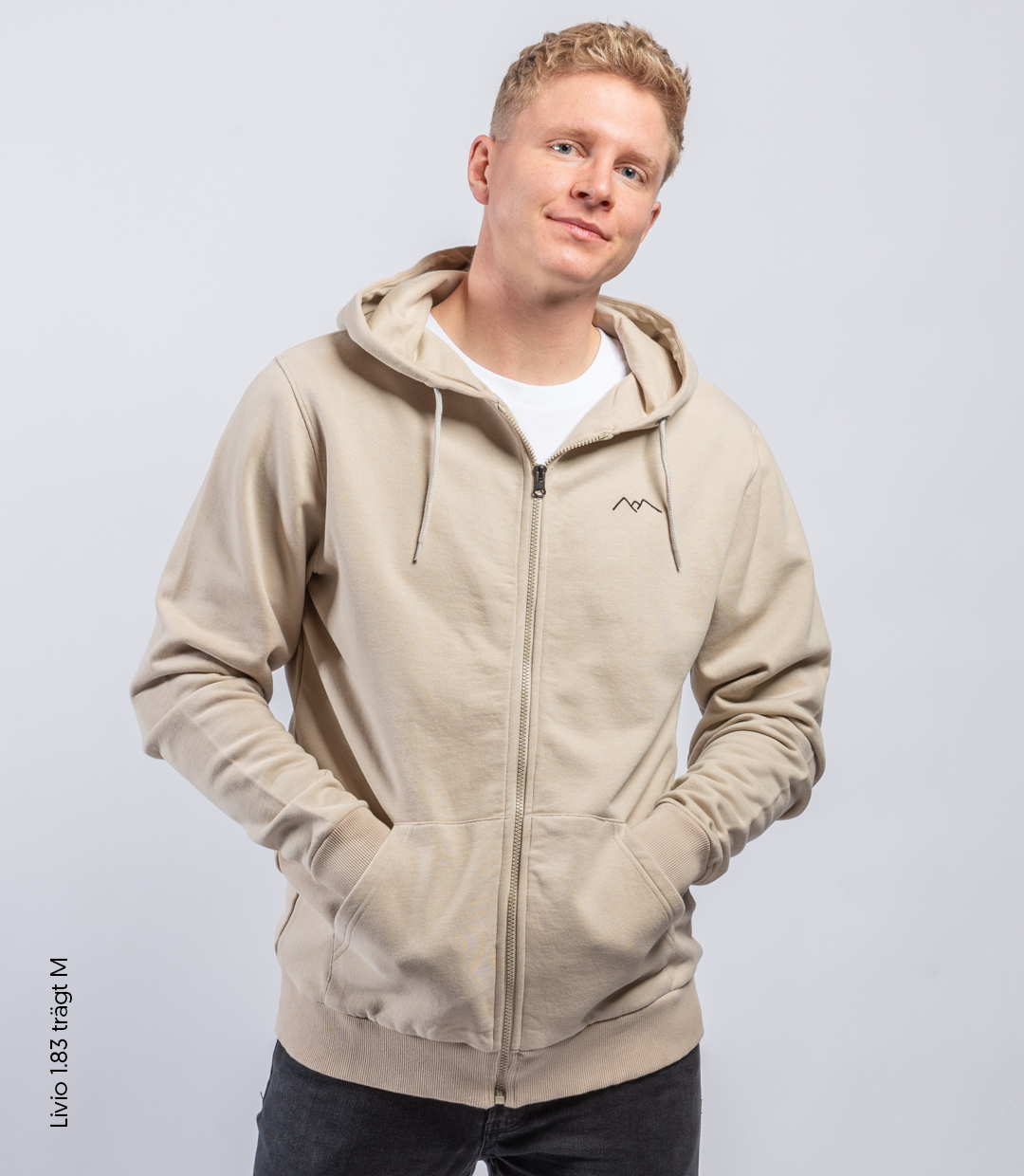 Whatever Man Men Zipper Beige 1 1