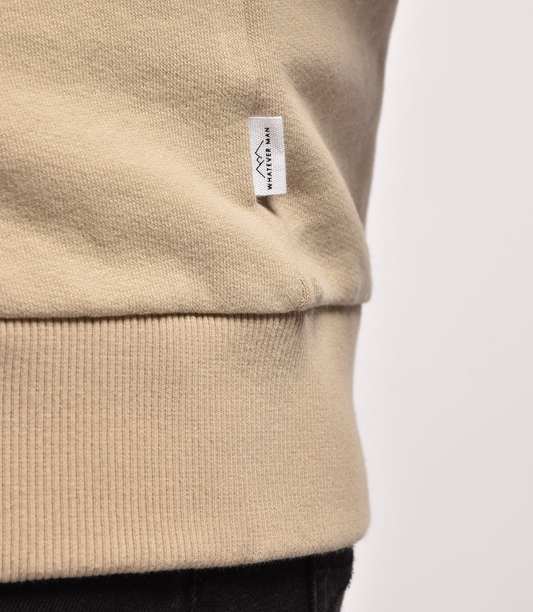 Whatever Man Men Zipper Beige Detail 1