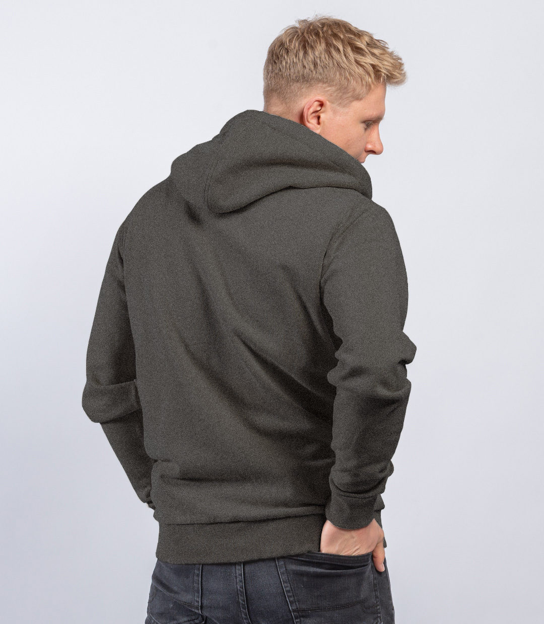 Whatever Man Men Zipper Dark Grey 2