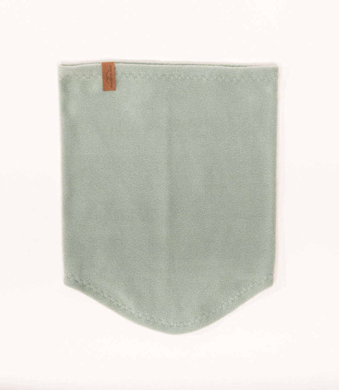 Whatever Man Neckwarmer Logo Leather 1