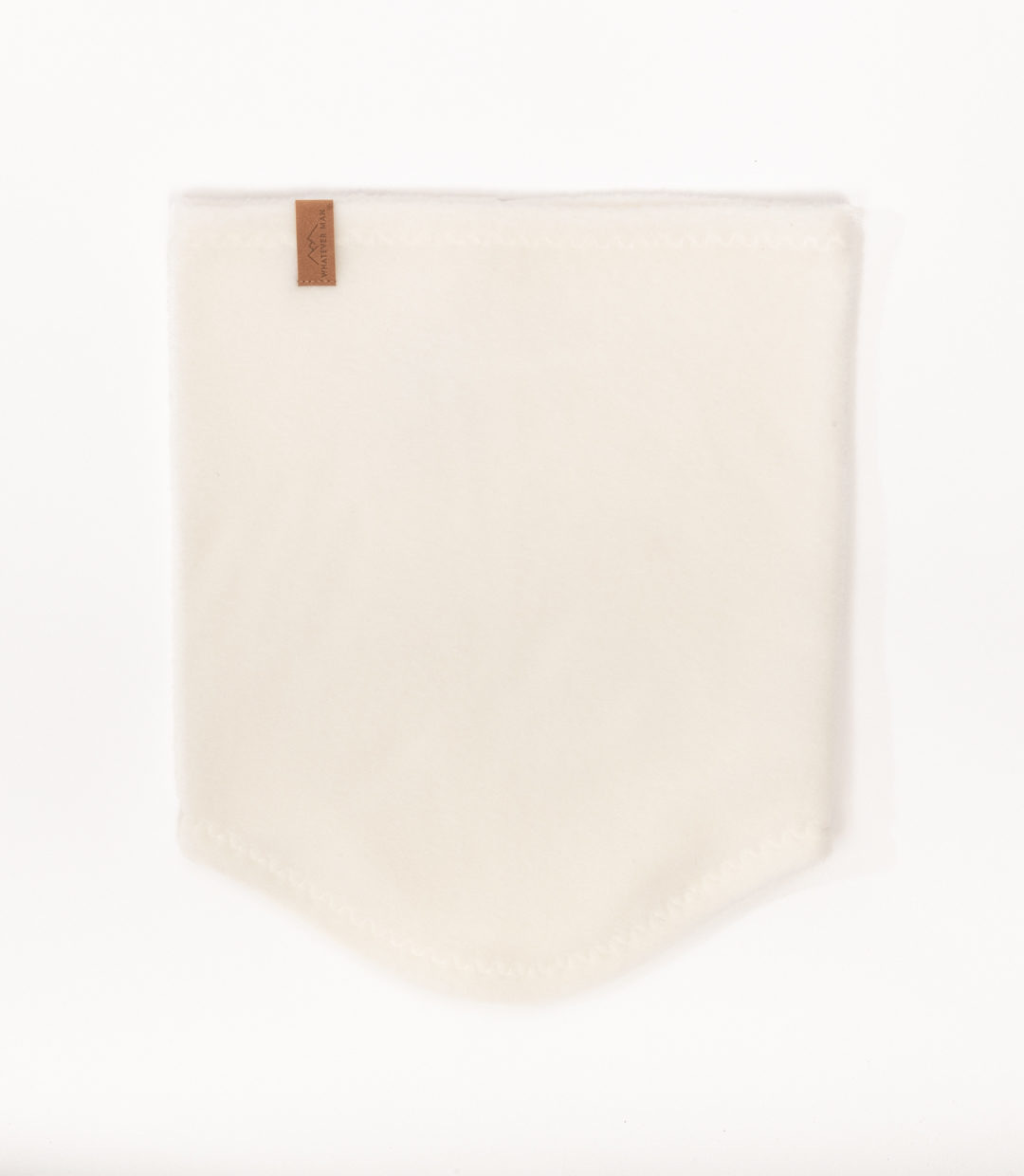 Whatever Man Neckwarmer Logo Leather 2