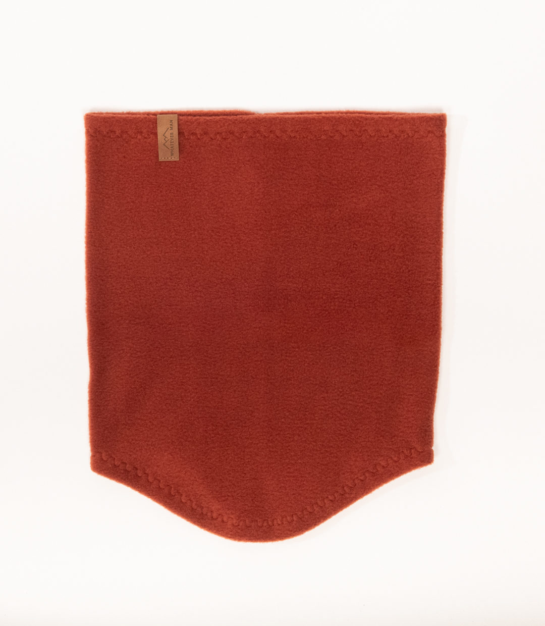 Whatever Man Neckwarmer Logo Leather 3