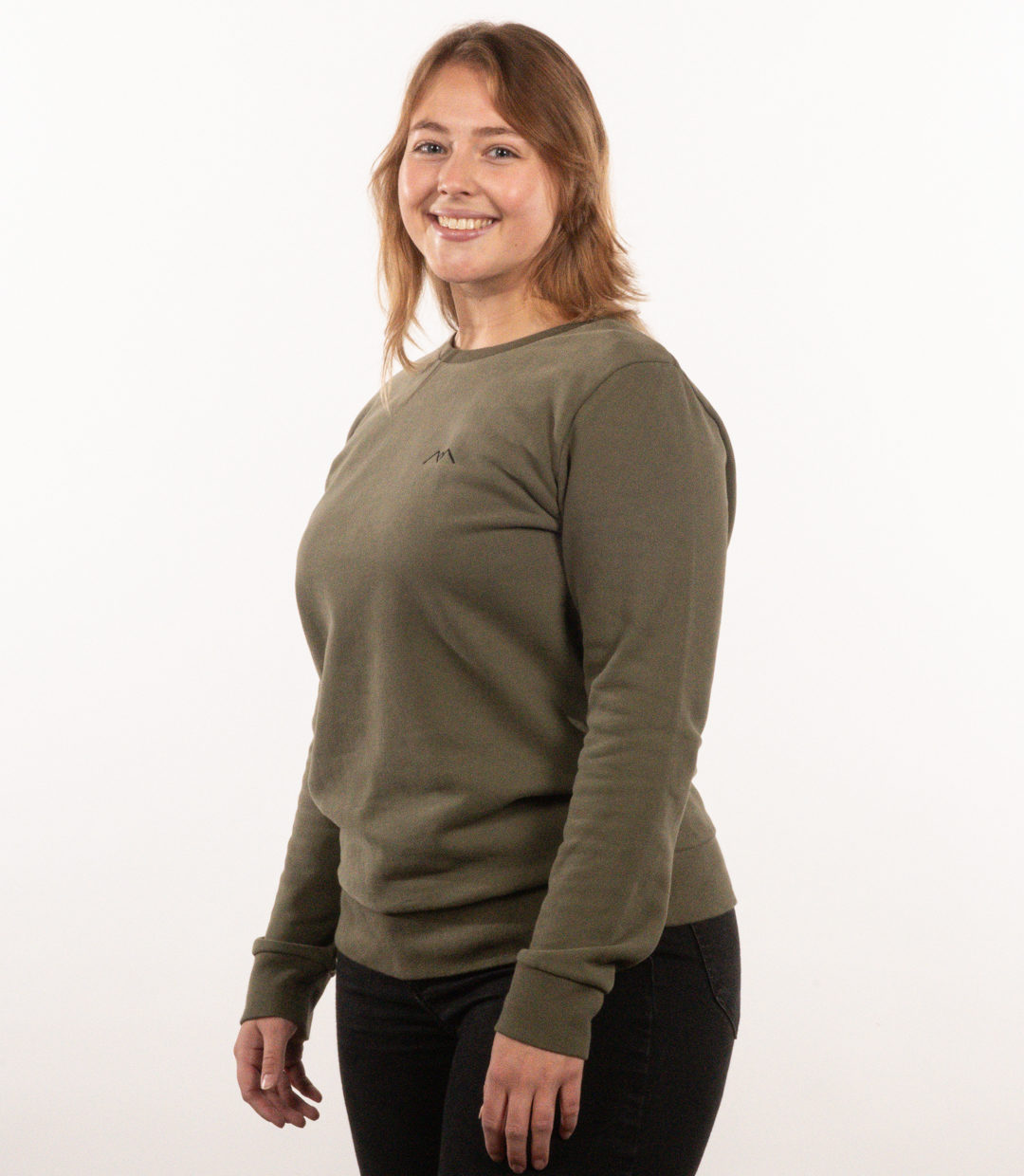 Whateverman Woman Logo Crew Green 1