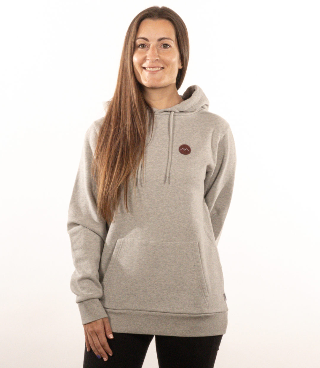 Whateverman Woman Logo Patch Hoodie Grey 1