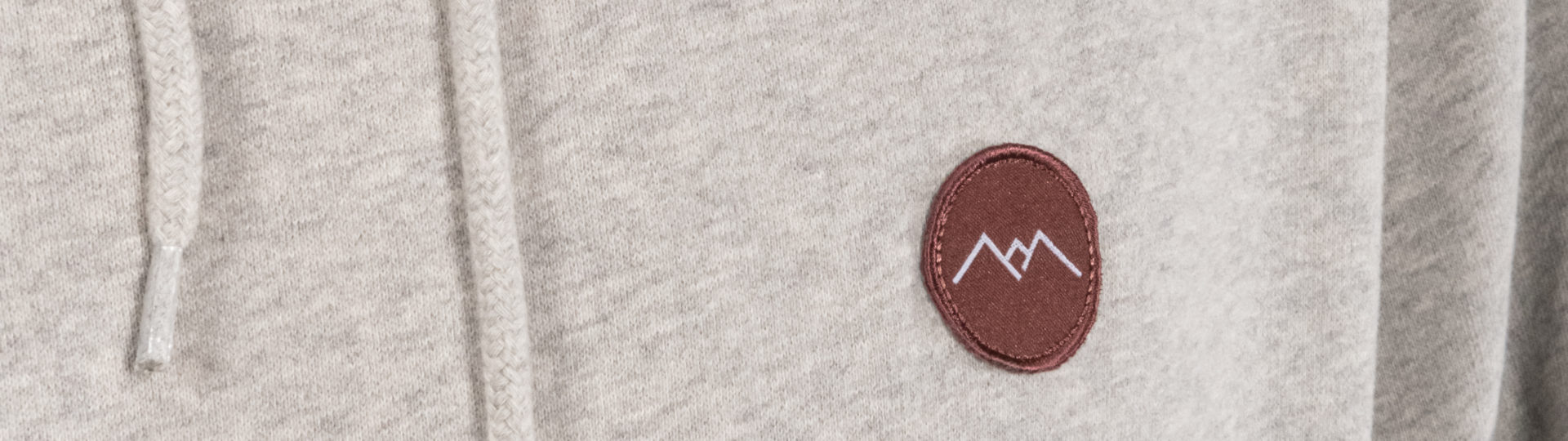 Whatever Man Men Logo Patch Hoodie grey Header