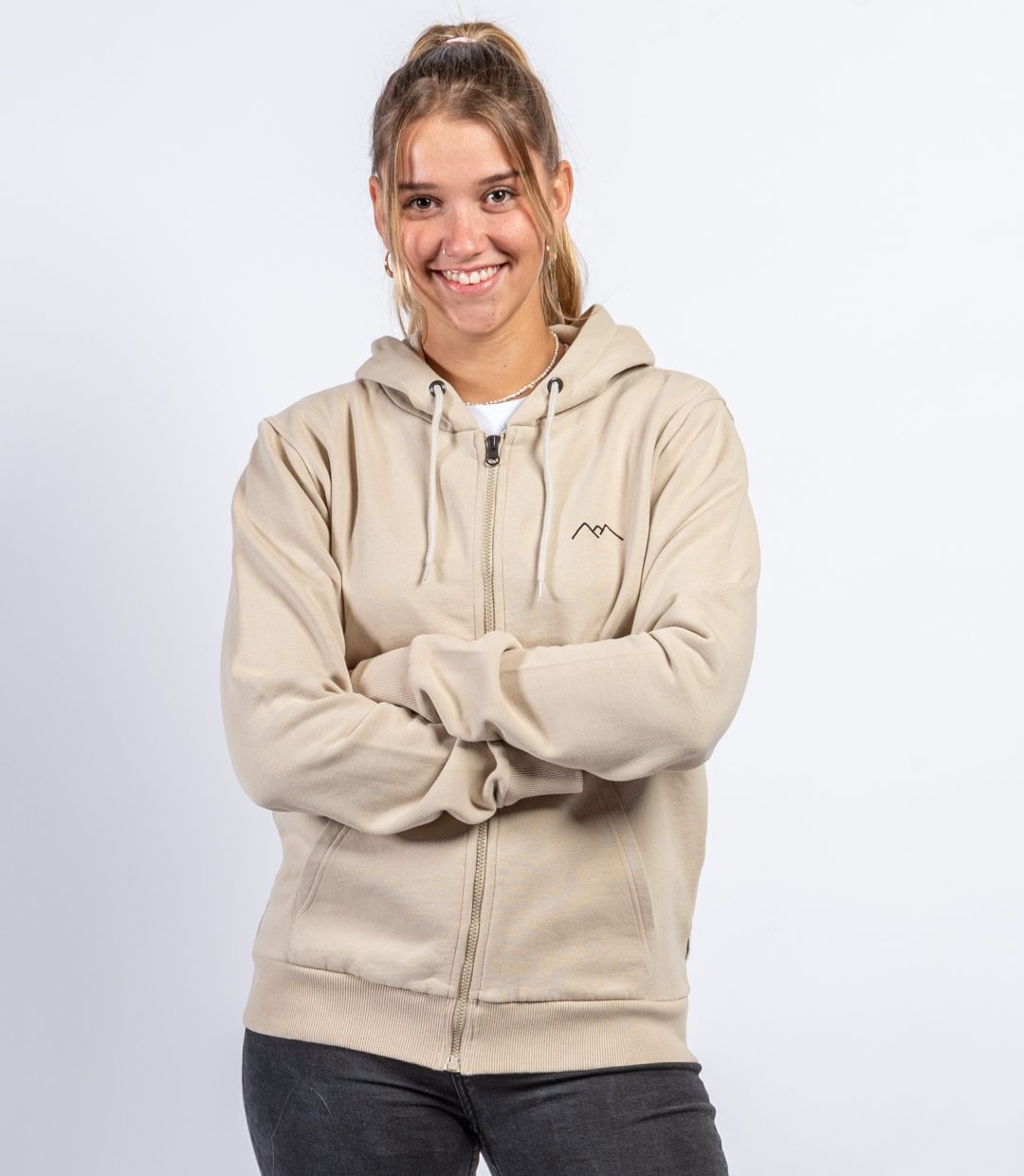 Whatever Man Women Zipper Beige 7