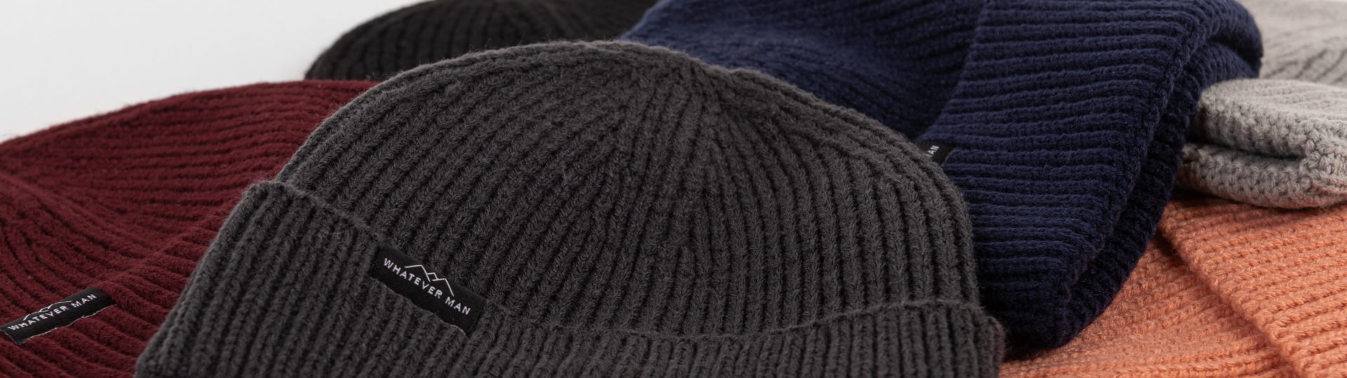 Whatever Man Dock Beanie Logo Header