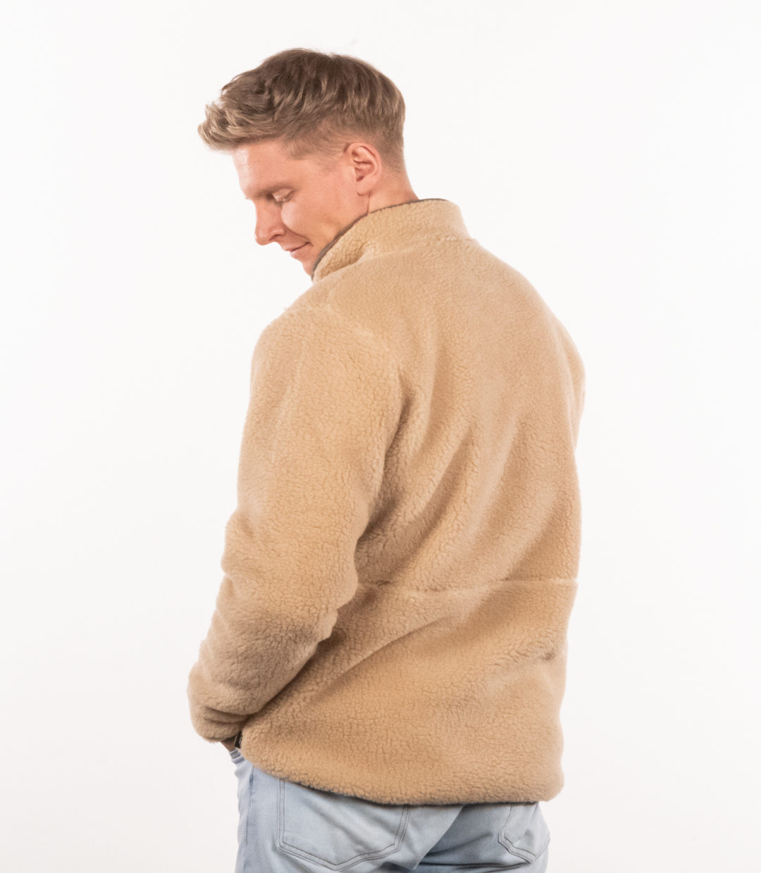 Whatever Man Men Bark Fleece Green 2