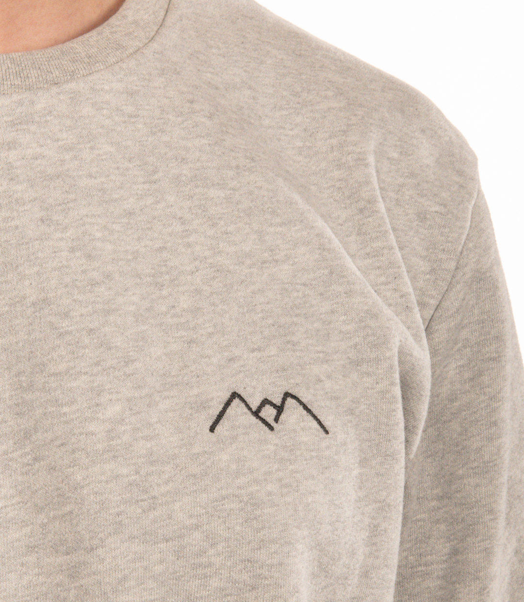 Whateverman Men Logo Crew Grey Detail 2