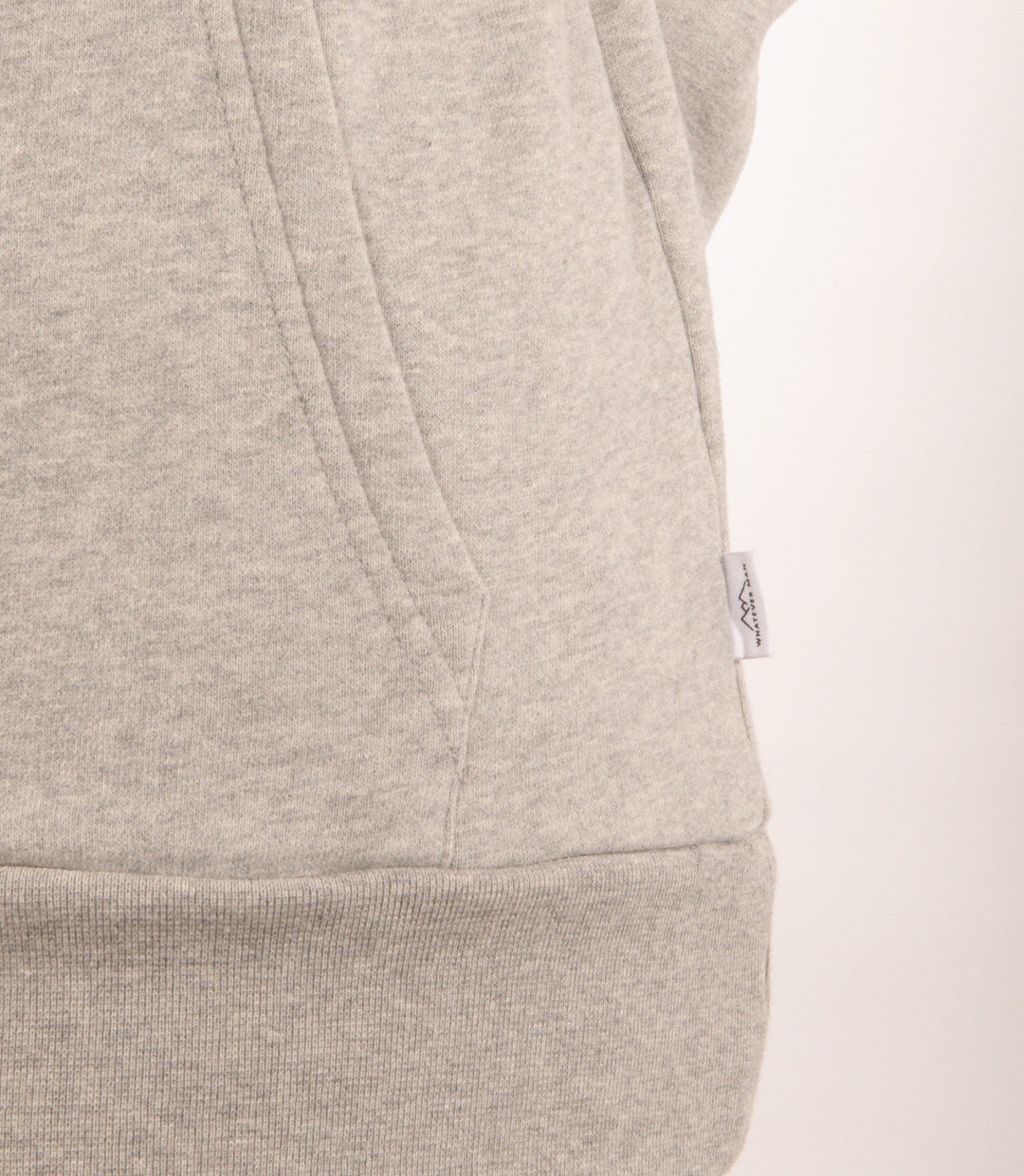 Whateverman Woman Logo Patch Hoodie Grey Detail 2