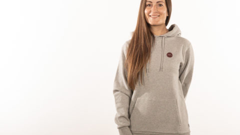 Whateverman Woman Logo Patch Hoodie Grey Vorschau