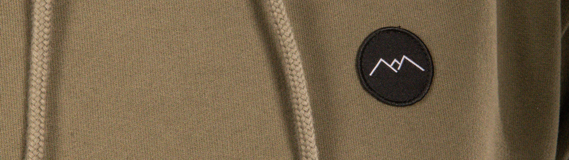 Whateverman Men Logo Patch Hoodie Green Header