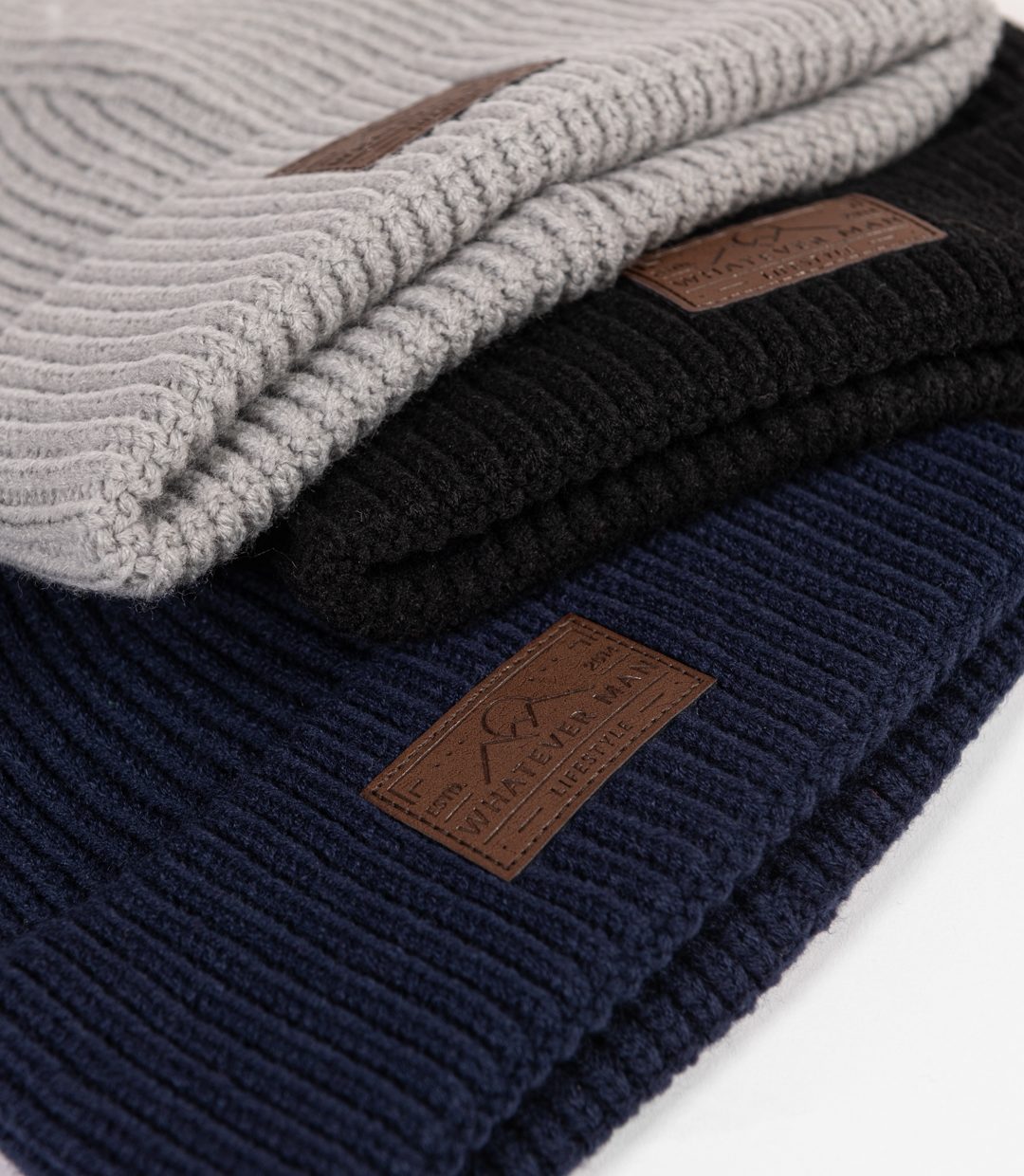 Whatever Man Dock Beanie Leather 13