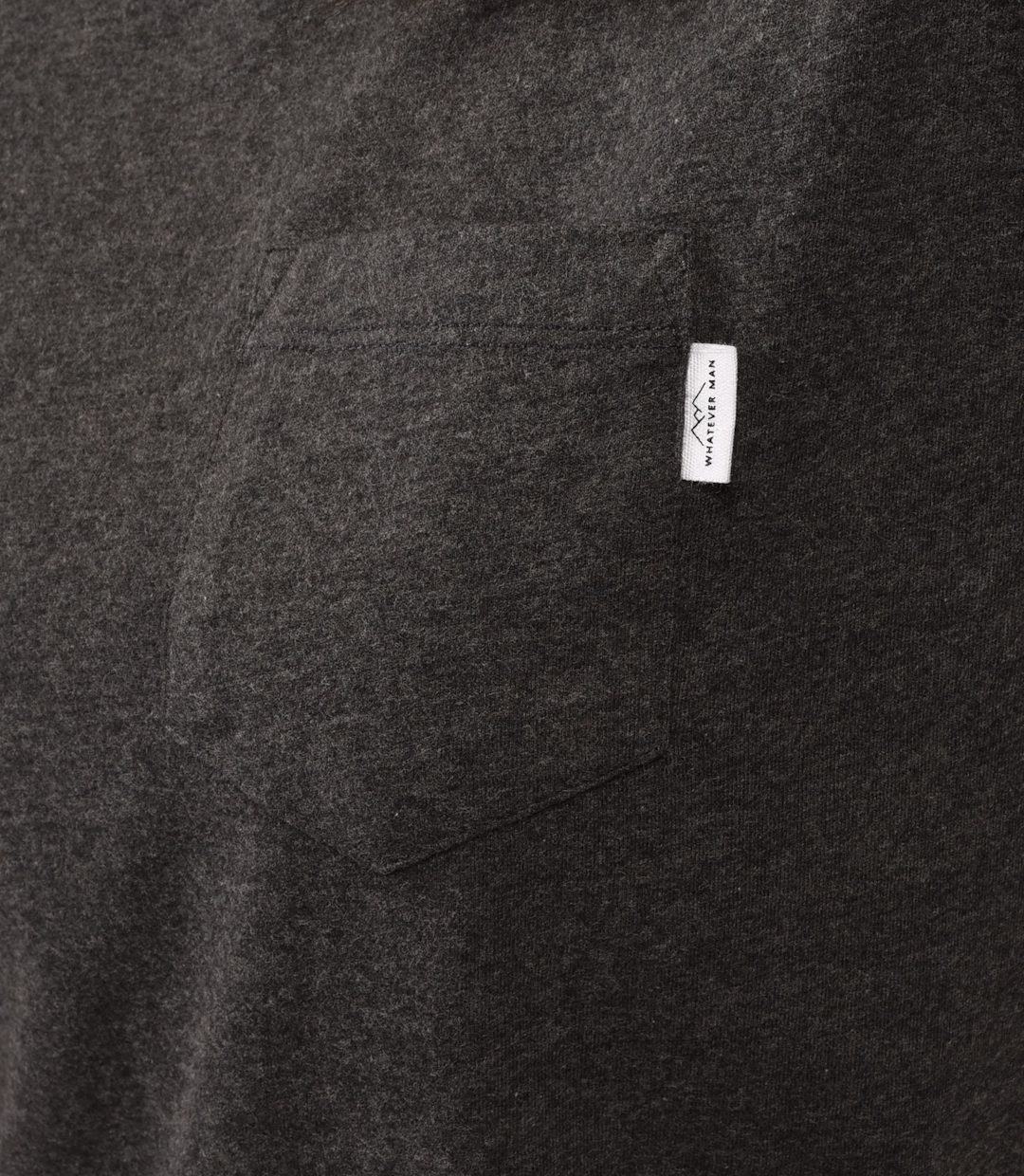 Whatever Man Women Basic Pocket Grey Detail 1